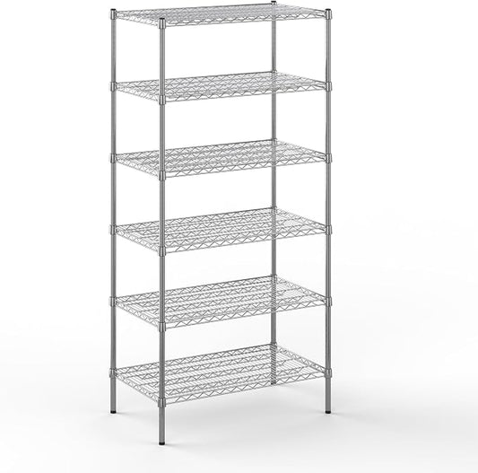 Regal Altair 21" Deep x 36" Wide x 74" Height Wire Shelving Kit | 6-Tier | NSF by Regal+Altair
