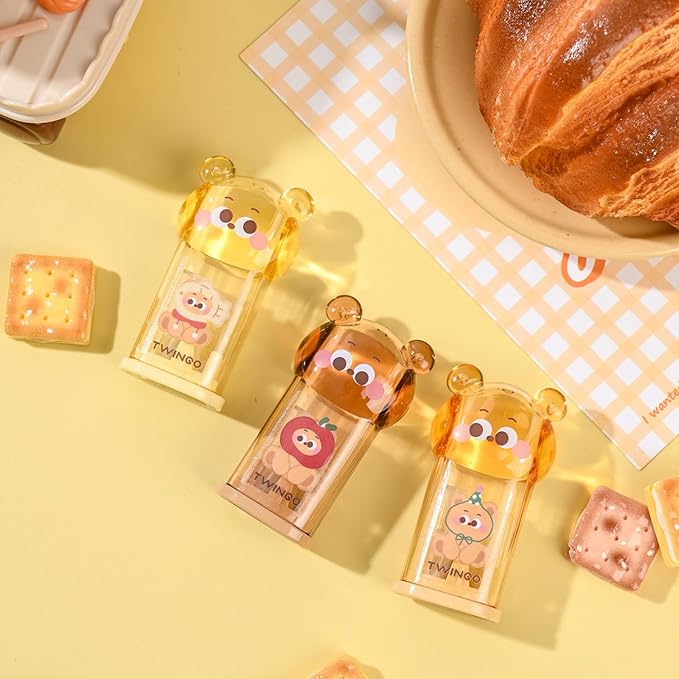 Cute Bear Stationery Set, Including 3Pcs Cute Bear Pencil Sharpeners, Kawaii - Image 5