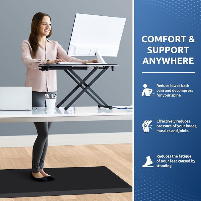 KitchenClouds Kitchen Mat Cushioned Anti Fatigue Rug 22"x54" Water Resistant - Image 4