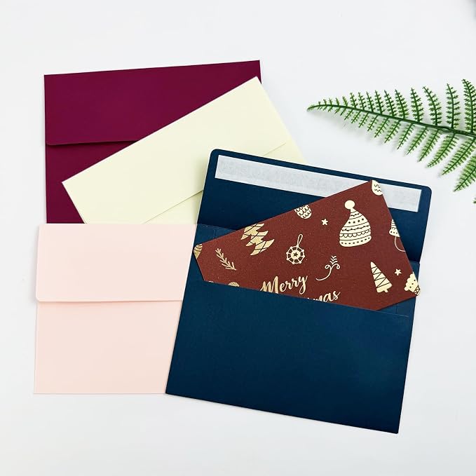 4x6 Envelopes For Invitation, A4 Envelope cream, 50 pack 4x6 card Envelopes - Image 6