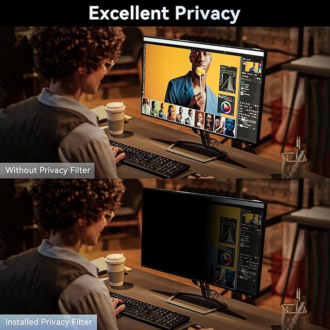 27 Inch Privacy Screen for Computer Monitor 16:9 Aspect Ratio, Eye Protection - Image 2
