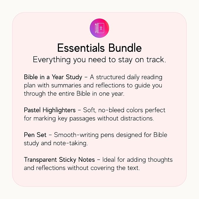 Official Spiral Bible™ Bible in a Year Essentials Bundle Hardcover | 365-Day - Image 2