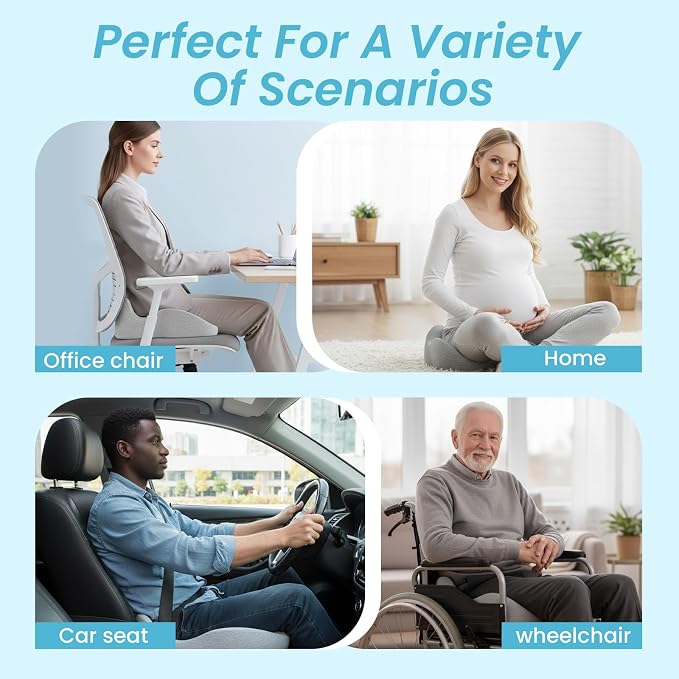 Seat Cushion, Ergonomic Chair Cushions - Image 9