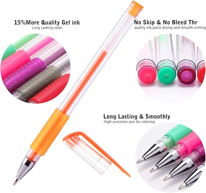 240 Pack Set 120 Colored Gel Pen - Image 8