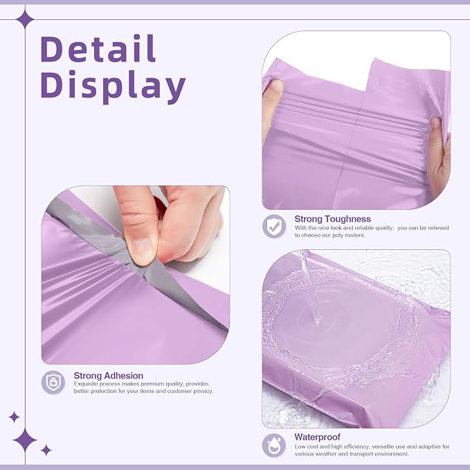 Fuxury Extra Large Poly Mailers 24x36" 25Pcs, XXL Jumbo Shipping Bags, Strong - Image 3