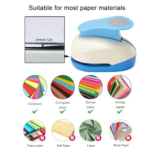 5/8 Inch Circle Punch 16mm Circular Cutter Tool Circle Hole Punch Handmade - Image 5