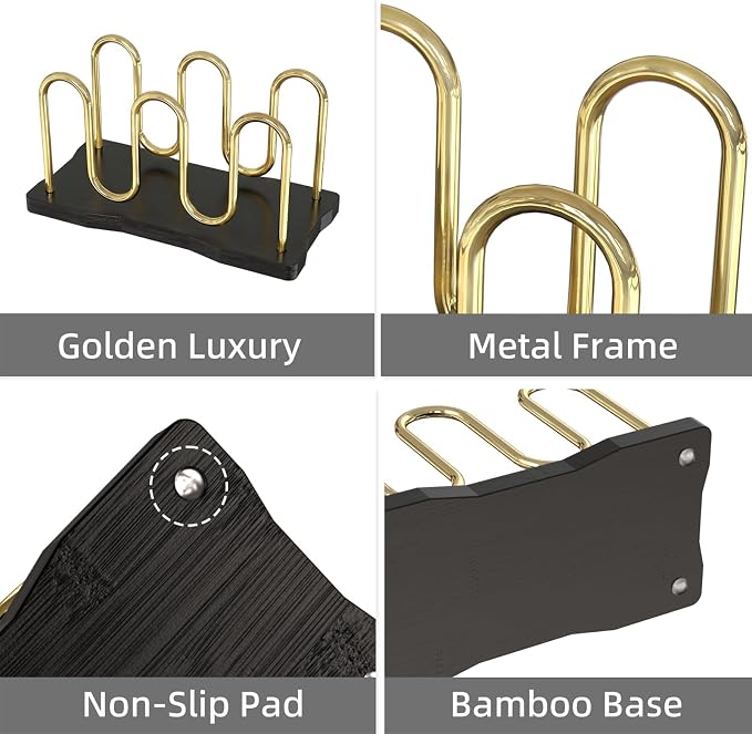 Mail Holder Organizer Countertop, Metal Mail Sorter - Image 4