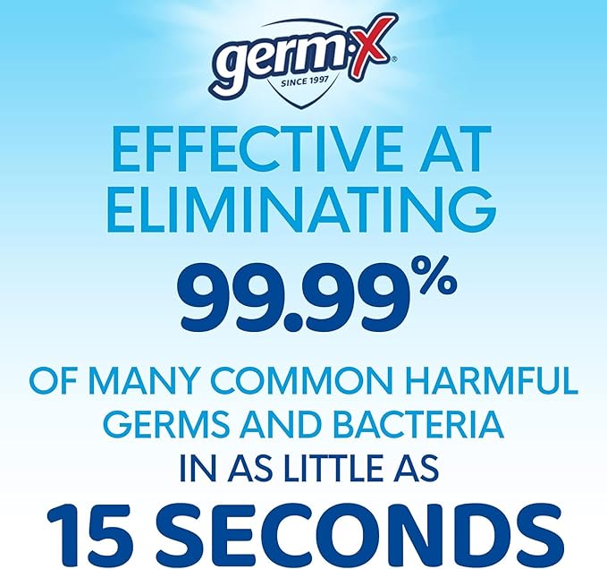 Germ-X Original Hand Sanitizer Gel, Mini Travel Size for On-The-Go, Display Pack, Back to School Supplies , 2 Fl Oz (Pack of 24)-DeskLoop Office