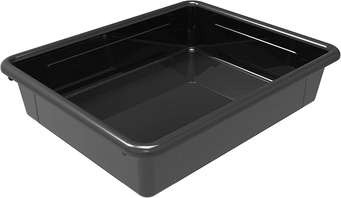 Storex Letter Size Flat Storage Tray – Organizer Bin - Image 3
