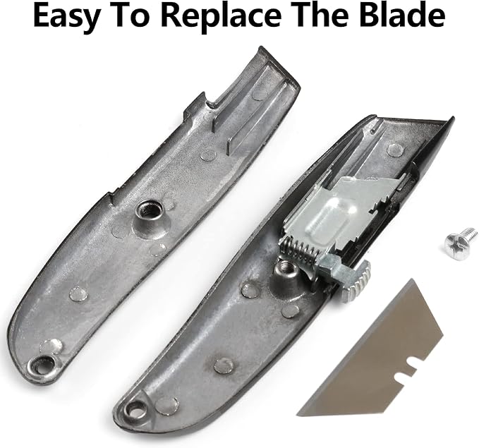 DIYSELF 2Pack Utility Knife Box Cutter Retractable Blade Heavy Duty PVC Pipe - Image 6
