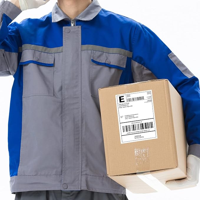 Shipping Labels, Pacific Mailer Half Sheet Shipping Label Compatible - Image 7