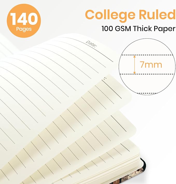 ZOTIA Lined Spiral Journal Notebook - Image 2