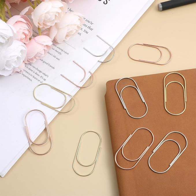 30 Pcs Jumbo Paper Clips Oversized 2 Inch Large Paper Clips Non Skid Smooth - Image 6