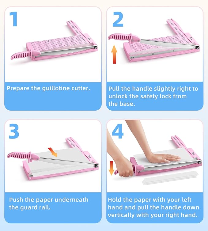 Firbon 12" Guillotine Paper Cutter - Image 8