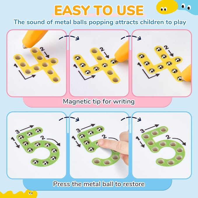 JoyCat Double-Sided Magnetic Number Tracing Board - Image 4