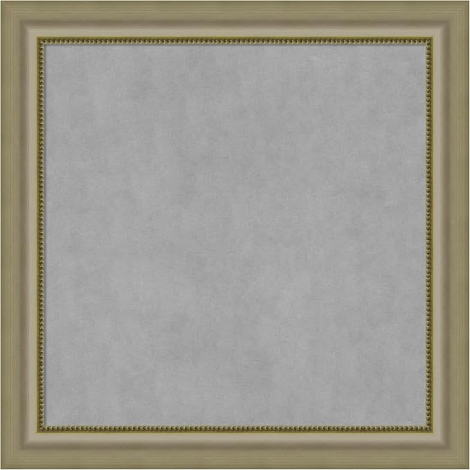 Amanti Art Silver Framed Magnetic Board 29x29 Medium Vision Board by AmantiArt
