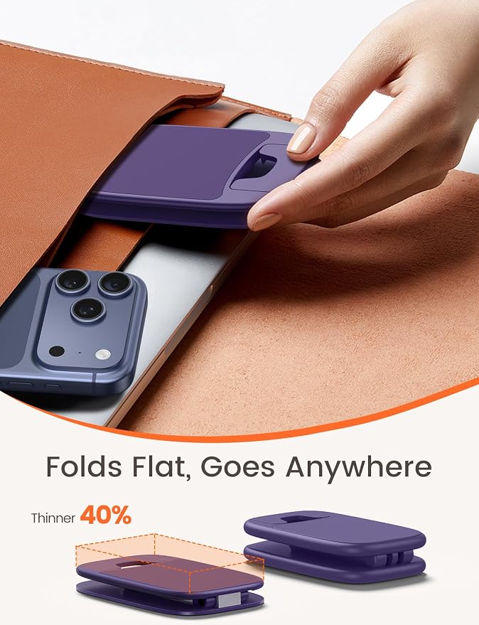 Lamicall Ultra-Thin Purple Phone Holder - Image 4