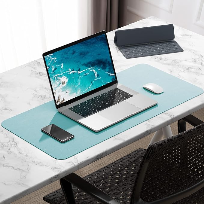 Hsurbtra Desk Pad, XL Extended Mouse Pad, Waterproof Desktop Blotter Protector - Image 7