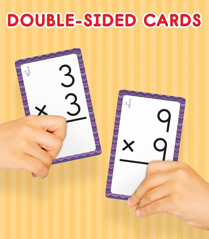 Carson Dellosa Division, and Multiplication Flash Cards, 3 Sets of Flashcards - Image 6
