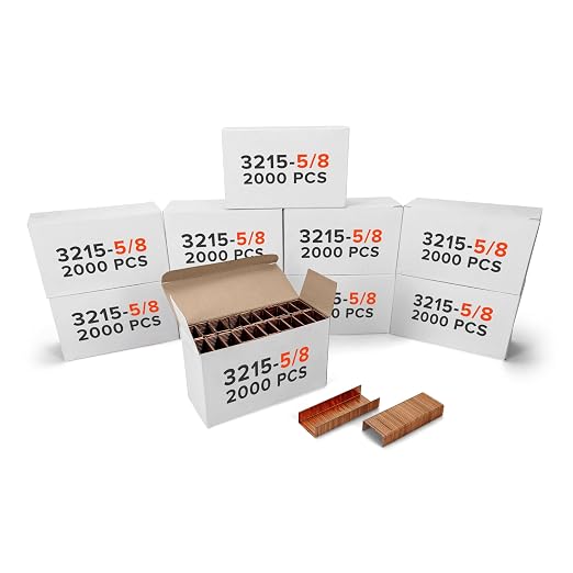 Heavy Duty Staples for CMB, ADCSY 19-32, 1 1/4" x 5/8" x 0.08" by IDLPackaging