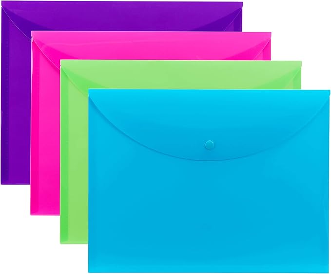 Smead, Poly Envelopes Plastic Folders, File Folders by SMEAD