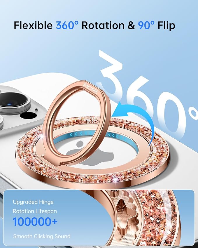 SYNCWIRE Magnetic Phone Ring Holder - Image 3