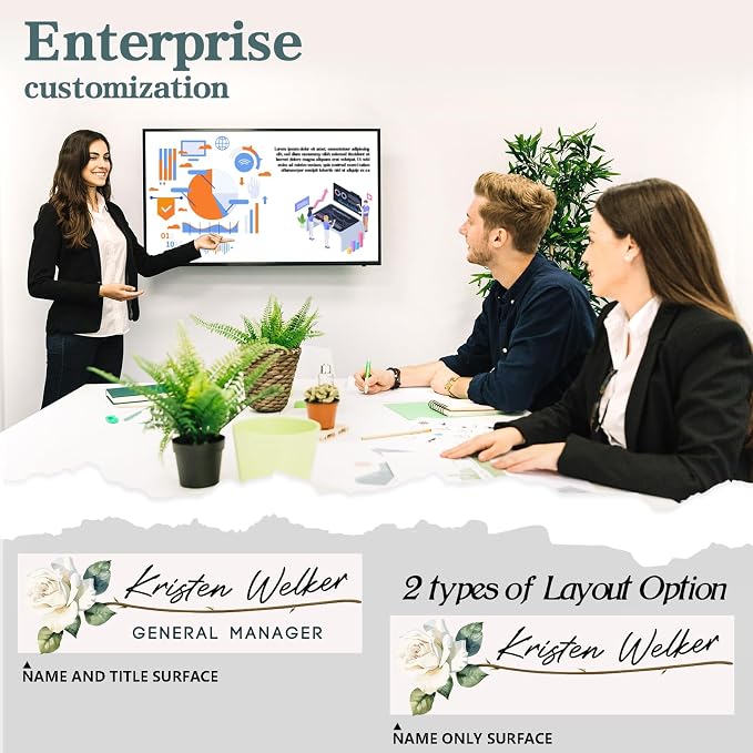 Desk Name Plate Personalized, Custom Name Plate - Image 5