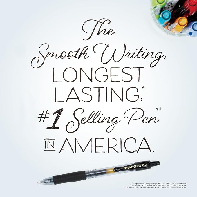 Pilot G2 Premium Refillable and Retractable Rolling Ball Colored Gel Pens - Image 5