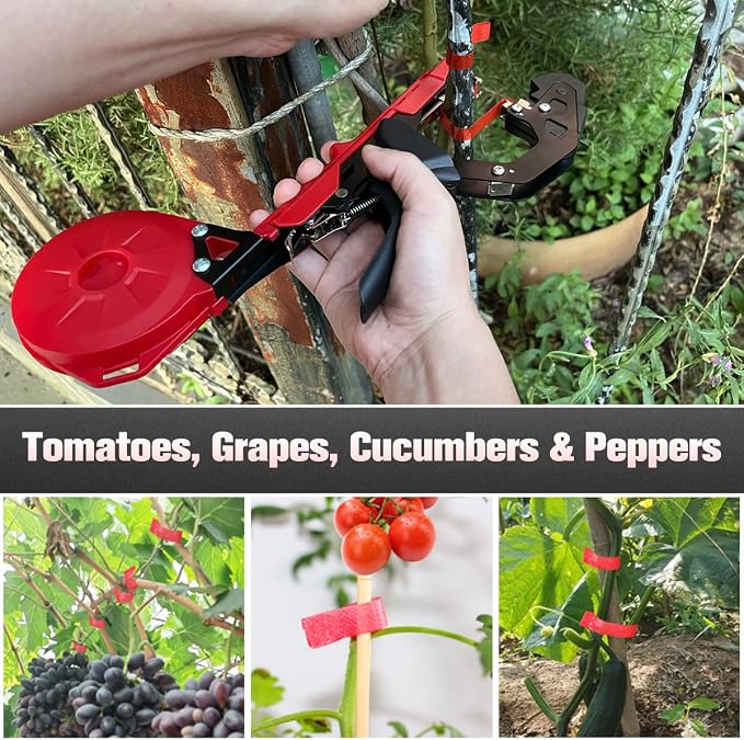 FUNTECK Professional Plant Tying Machine to Bind Tomatoes and Grapes Effortless - Image 7