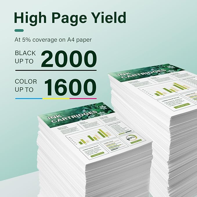 962XL 962 9015e Ink Cartridges Combo Pack: Replacement for HP 9018e Ink 962XL Black and 962 Color 962XL/962 OfficeJet Pro 9025e 9010 9015 9018 9020 9025 9010e 9012e 9020e Printer 4 Pack-DeskLoop Office