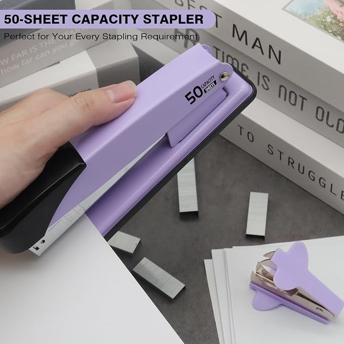 Metal Heavy Duty Stapler, 50 Sheet Capacity Stapler - Image 3