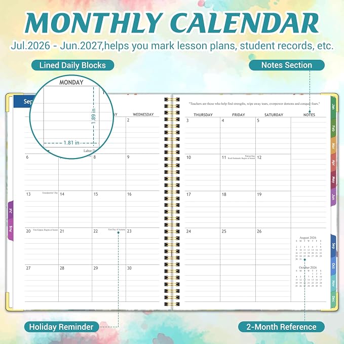 Teacher Planner 2026-2027 Academic Year, Jul.2026 - Image 4