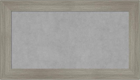 Amanti Art Grey Framed Magnetic Board 16x28 Small Vision Board by AmantiArt
