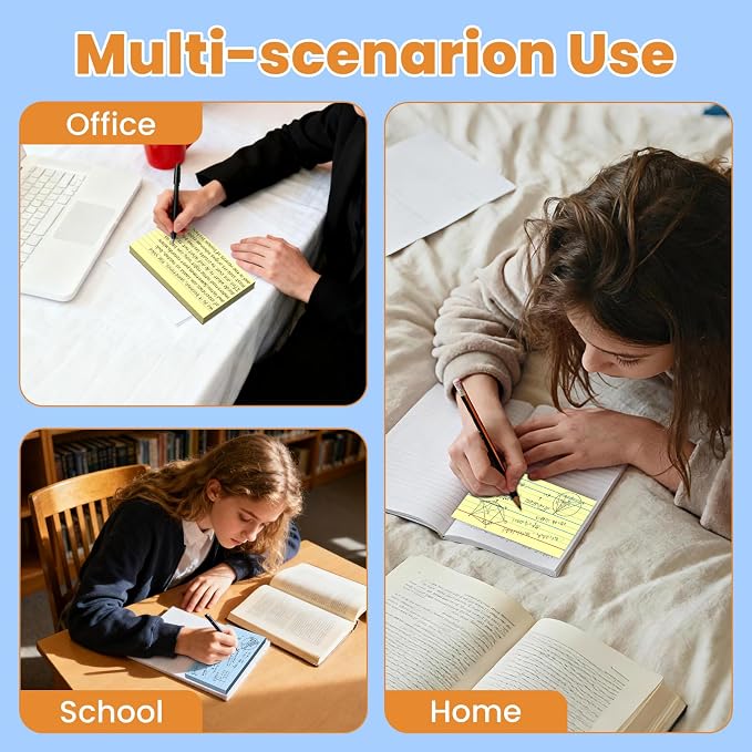 600PCS Index Cards 3 x 5 Inch, Colored Flash Cards, Lined Flashcards Notecards - Image 6