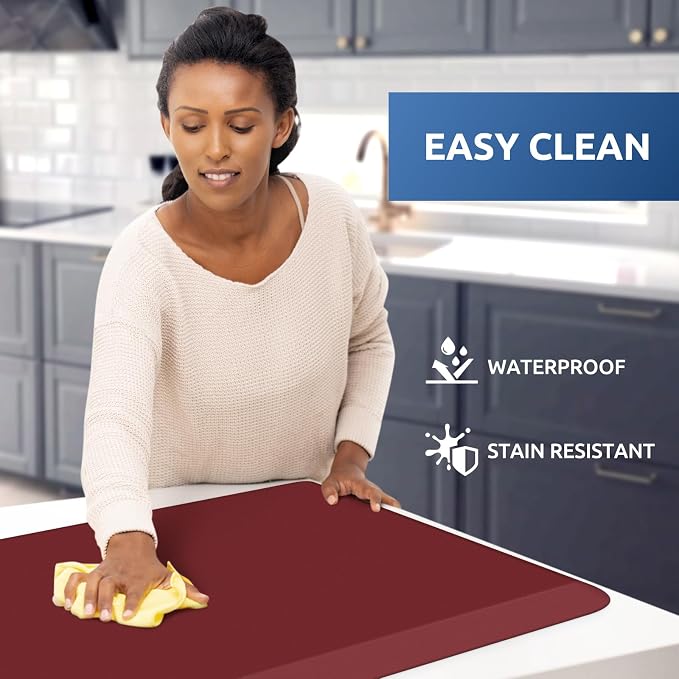 KitchenClouds Kitchen Mat Cushioned Anti Fatigue Rug 20"x39" Water Resistant - Image 3