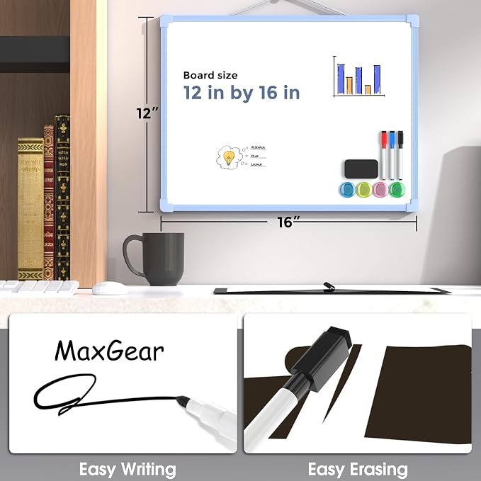 MaxGear Double-Sided Dry Erase Board - Image 3