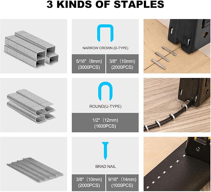HAUTMEC 9600 Pcs Heavy Duty Staples Refill - Image 5
