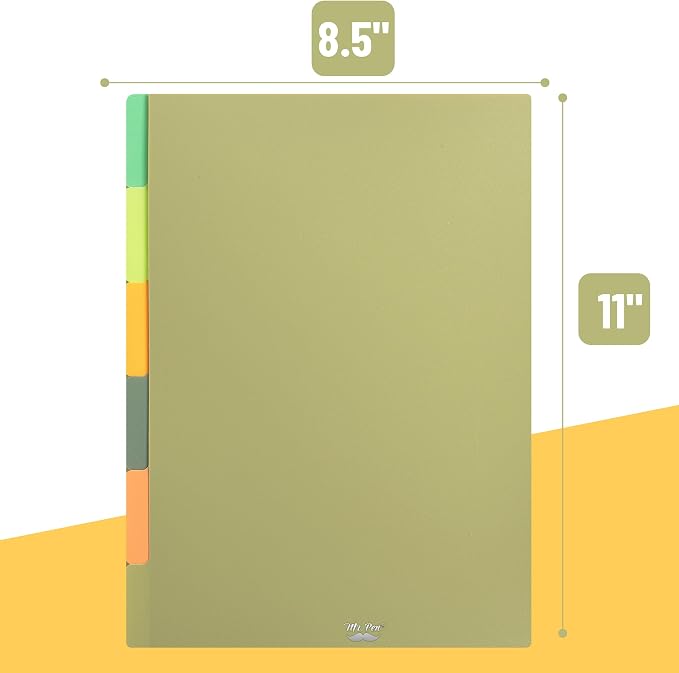 Mr. Pen- Dividers for 3 Ring Binder, 2 Sets, 6 Pack/Set, Binder Dividers - Image 3