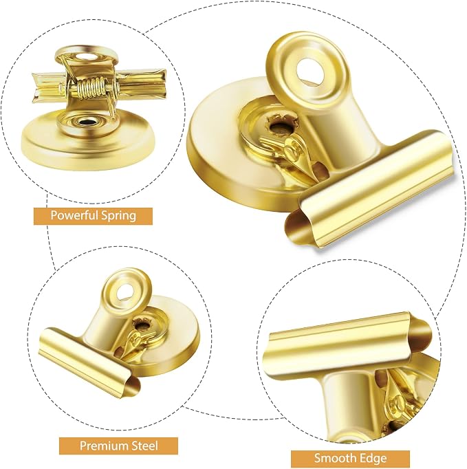 8 Pack Refrigerator Magnets Fridge Magnets Magnetic Clips Heavy Duty Magnetic - Image 3