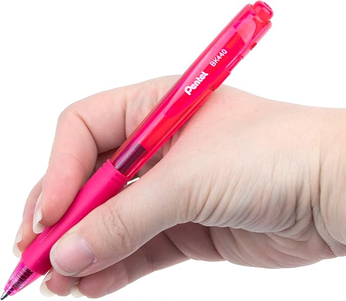 Pentel Wow! Retractable Ballpoint Pen, Medium Line, Box of 12 - Image 4