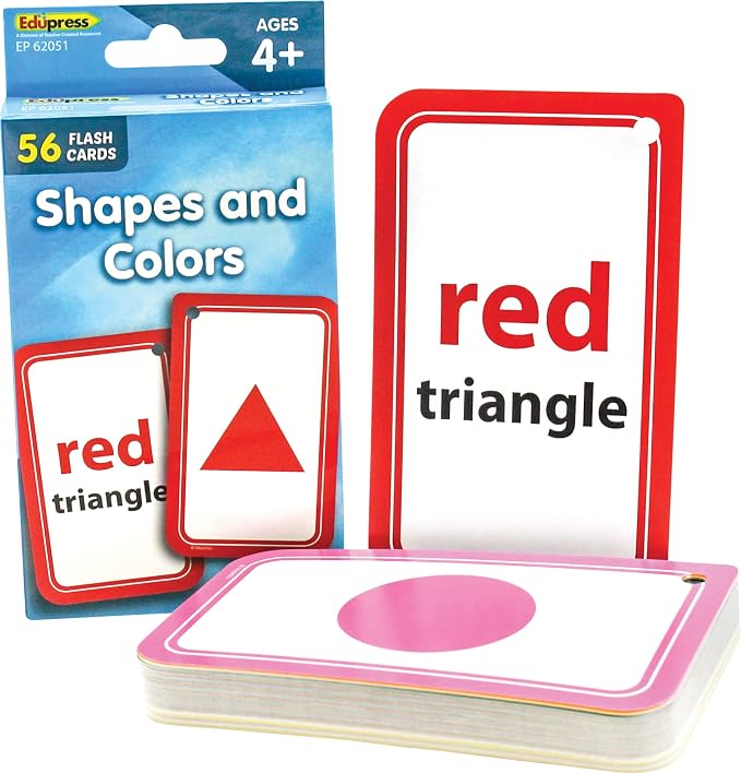 Teacher Created Resources Shapes and Colors Flash Cards by TeacherCreatedResourcesOS