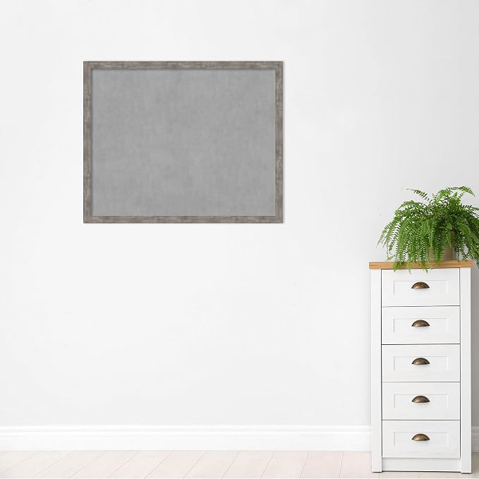 Amanti Art Silver Framed Magnetic Board 35x43 X-Large Vision Board - Image 5