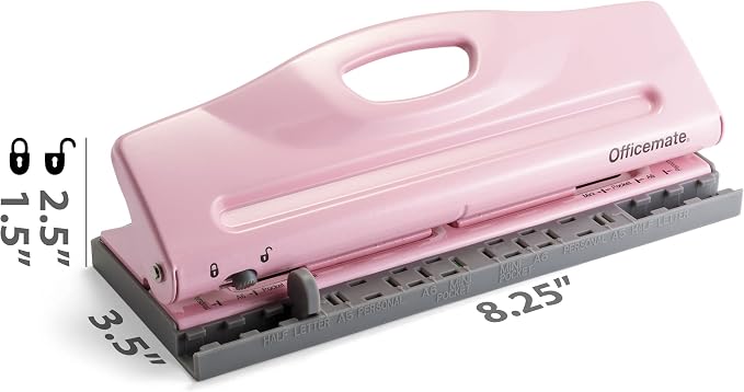 Officemate Adjustable 6-Hole Punch - Image 2