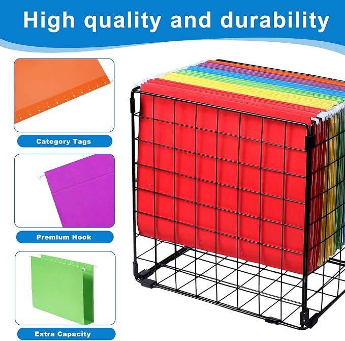 30 Pack Hanging File Folders, Letter Size - Image 3