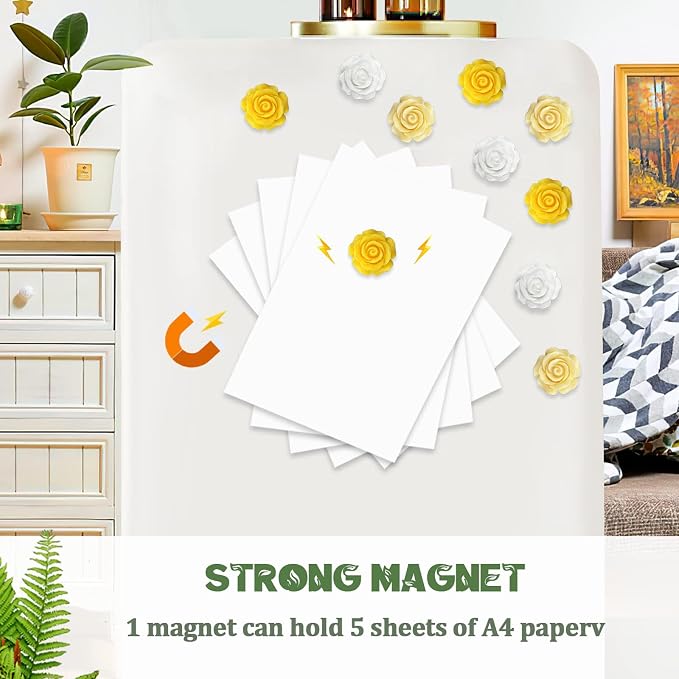 15 pcs - Cute Flower Magnet - Image 2