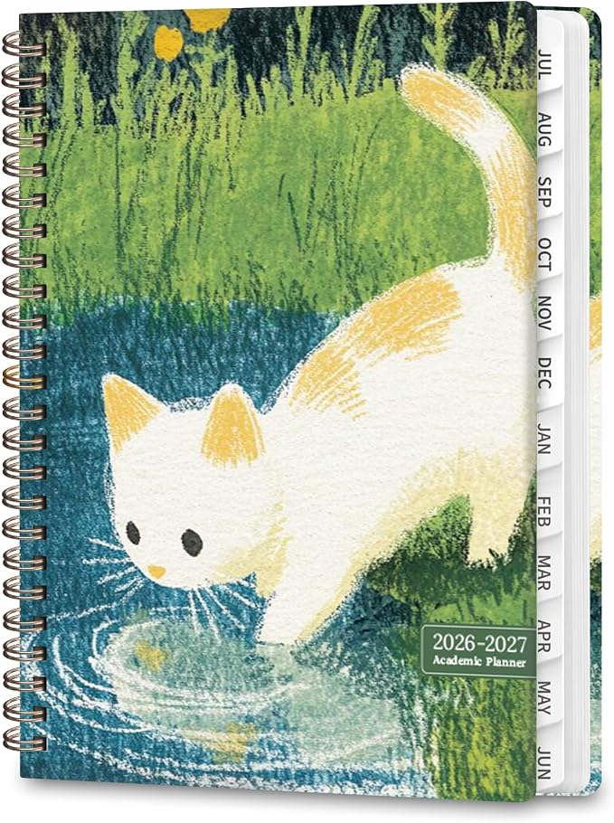Planner 2026-2027, Weekly and Monthly Academic Year Calendar Planner, July 2026 by VALOME