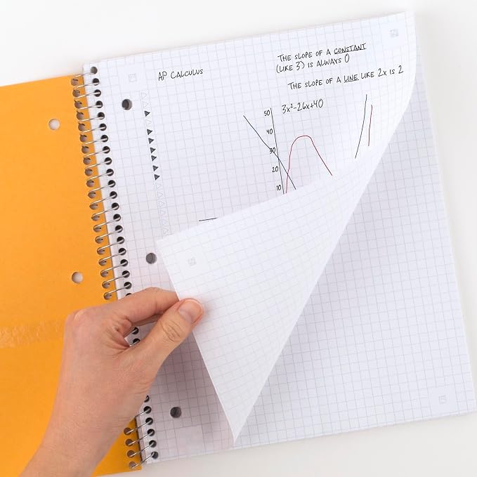 Five Star Spiral Notebook + Study App, 3 Subject, College Ruled Paper, 8-1/2" x - Image 3