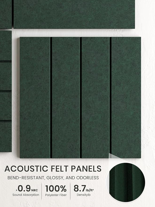 Bumusty Large Cork Board Alternative-36 x 24" Felt Bulletin Board Tiles - Image 3