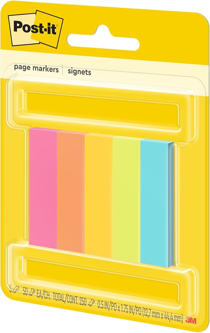 Post-it Page Markers Sticky Tabs - Image 3