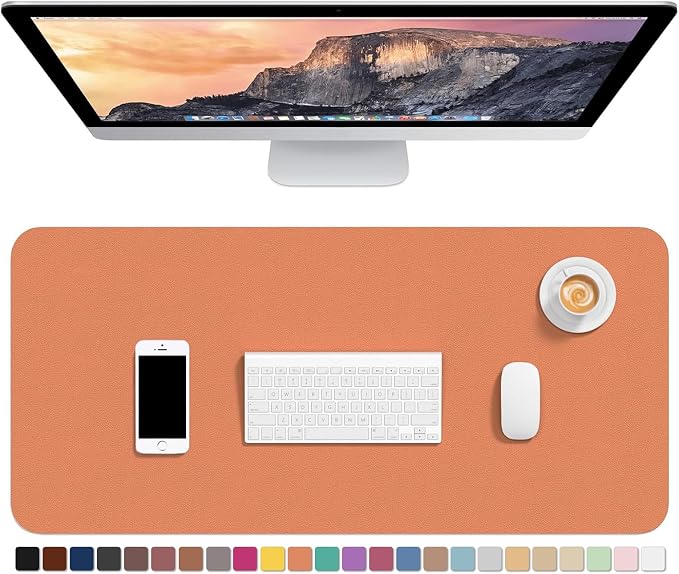 Hsurbtra Desk Pad, XL Extended Mouse Pad, Waterproof Desktop Blotter Protector by Hsurbtra